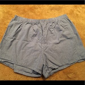 Banana Republic Boxers Blue Plaid Large